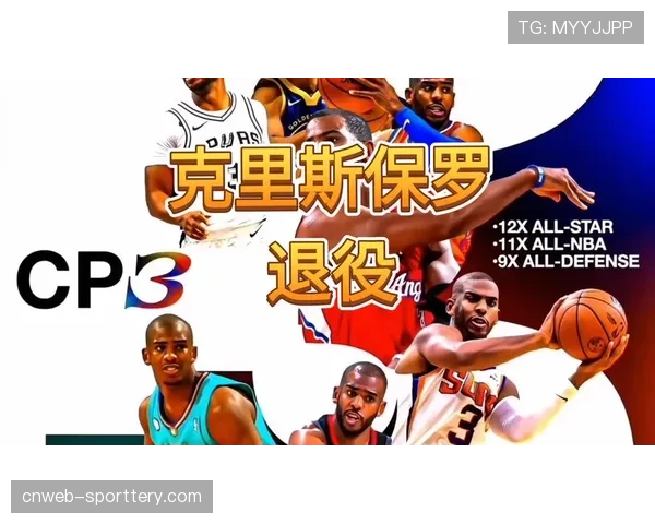 克里斯·保罗确认将在本赛季结束后退役，结束19年职业生涯